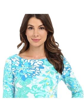 Lilly Pulitzer Juline 3/4 sleeve top, “In A Pinch”